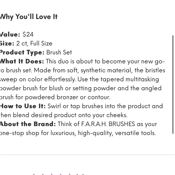 F.A.R.A.H
Essential Duo Brush Set - Picture 2 of 2